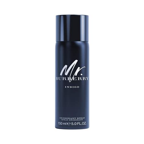 burberry deo spray 150ml|BURBERRY Indigo Deodorant Spray, 5 Fl oz .